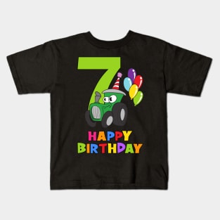 7th Birthday Party 7 Year Old Seven Years Kids T-Shirt